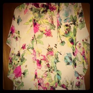 🔴3/10$ Sheer floral duster/coverup